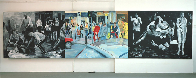 The 15th August 1998 AD, 24ft x 6ft by Ray Duncan